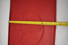 Hoover Silicone Vacuum Mat Tray Flexible Utility Pad 15×19 Inch Red New