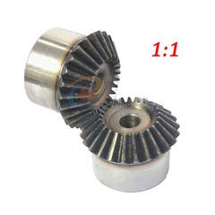 1/1.5/2/3/4/5 Mod Bevel Gear 15-40T Transmission Gears Bevel Teeth 90° 45# Steel
