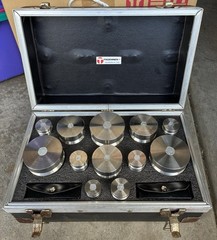 Troemner TW-100 Avoirdupois Class F Weight 32 pc Set 10 lb-0.001 lb Pound