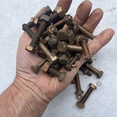 Over 5 Pounds Brass Bronze Cap Screws Etc 1/4 ,5/16 ,3/8