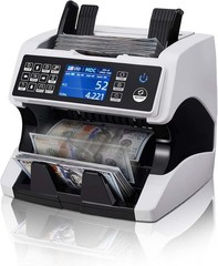 MUNBYN IMC01 Mixed Denomination Money Counter 2 CIS Bill Counter UV/MG/IR White