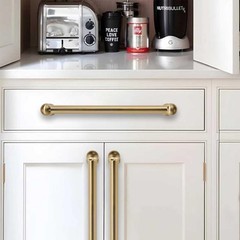 10 Pack Heavy Duty Solid Cabinet Pulls – Elegant Champagne Bronze Handle for …