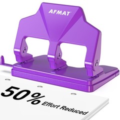 3 Hole Punch Heavy Duty, 40Sheet Three Hole Punch, 50% Reduced Effort, 3 Hole…
