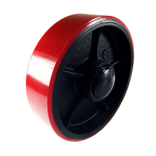 Brand New Pallet Jack Steer Wheels With Bearings Poly Tread – 1 EA