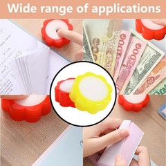 6 PCS Finger Moistener Sponge Fingertip Wet Sponge for Money Counting