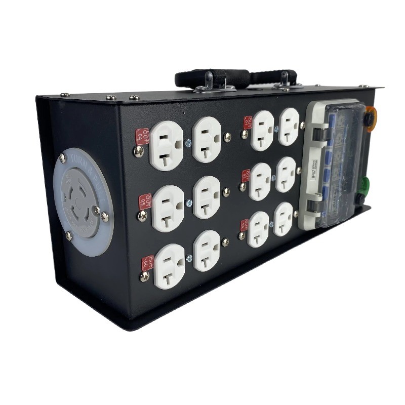 L14-30 30A Premium Input Edison 20A Outlets Audio Power Distribution Distro Box