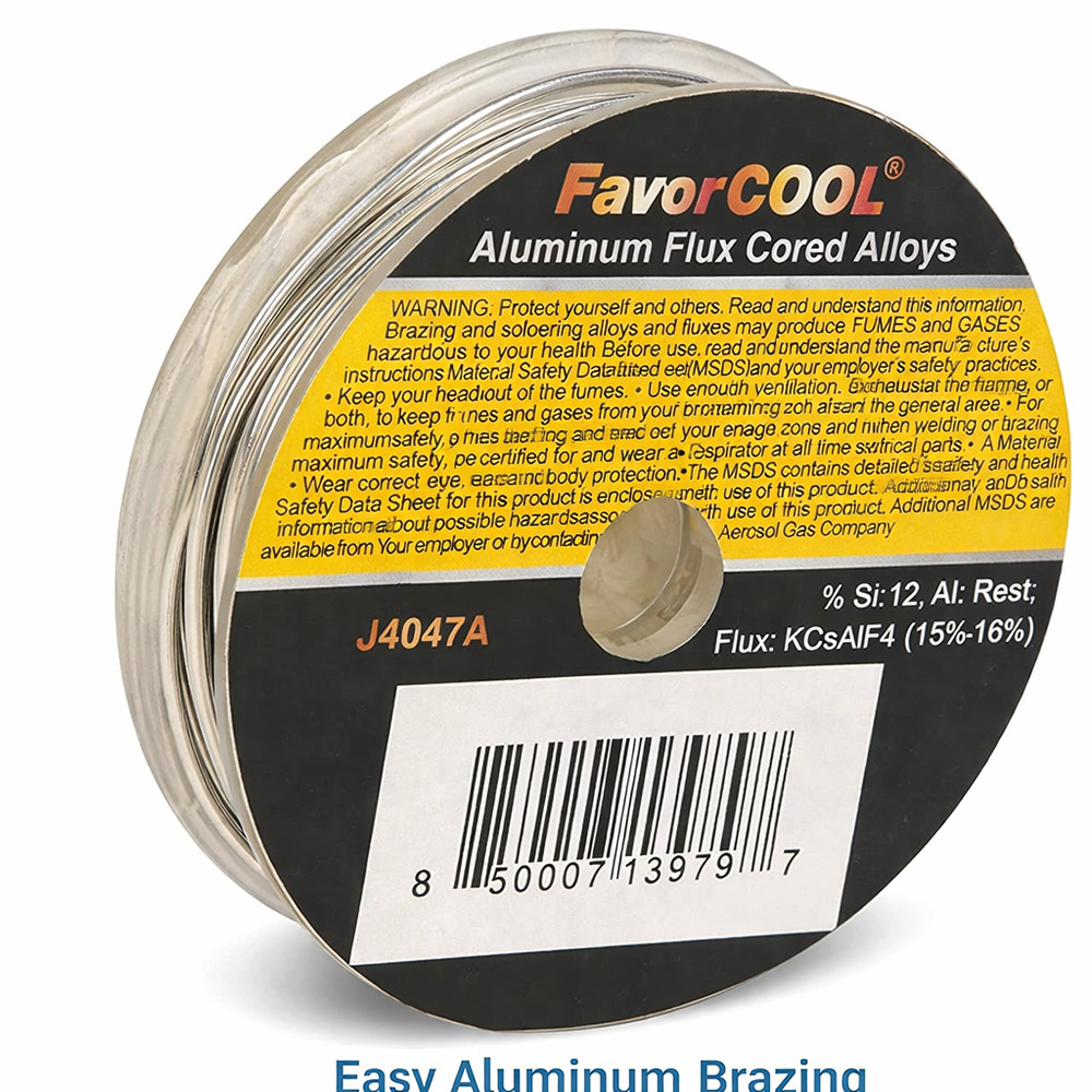 ER4047 Aluminum Brazing Rod Coil 1/4 lb Low Temp Flux Cored Welding Wire