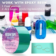 2Pk Resin Tape for Epoxy Resin Molding Thermal Silicone Adhesive Tape 2x216Ft