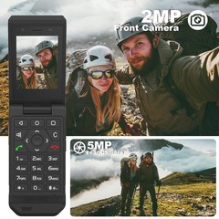 CAT S22 Rugged Flip Phone Unlocked (16GB) 2.8” Touchscreen Smart Cell Phone …