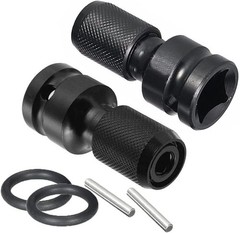 2 Adaptador De 1/2 a 1/4 Para Taladro Impacto Heavy Duty Llave Vaso Hexagonal