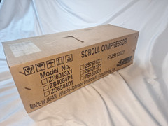 HITACHI-JOHNSON ZS1120X1 Scroll Compressor, 208-230V, 60Hz, 1PH
