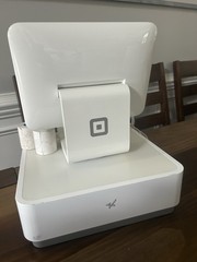 White Square POS System W/ Card Reader & mPOP Hybrid POS Cash Drawer & Receipt