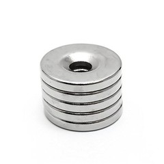 15 25 50 Strong Neodymium Magnets Countersunk Ring 25 X 5mm Rare Earth 5mm hole