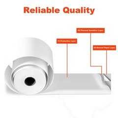 2 1/4 Inch x 85 Ft Thermal Paper POS Cash Register Receipt Rolls 50 PCS