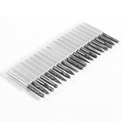 20 Pcs/set Dental Tungsten Carbide Cutter Rotary For Dremel 3*3mm Tool Drill Bit