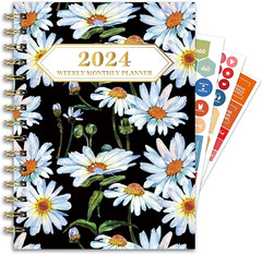 2024 Planner, 12-Month Weekly Monthly Planner from JAN.2024 to DEC.2024, 8.4″ X