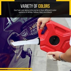 6 Pack- Replacement Gas Can Spout Old Style fits Midwest, Scepter & More