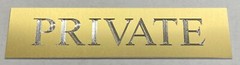 Engraved 10×2 8×2 Custom Name Plate Office Wall Door Desk Metal Sign Plaque