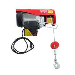 Electric Hoist 880lbs Crane Winch with Wireless Remote Control 850W 110V