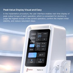 Woodpecker Dental Brushless Implant Air Motor 20:1 LED Contra Angle Handpiece