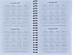 2026 Weekly/Monthly Planner, organizer, Appointment book, 5″ x 8″ Select color