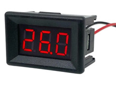 DC 2 Wire 3 Bits Digital Voltmeter Voltage Tester 0.36 Inch LED Panel 4.5V-30V