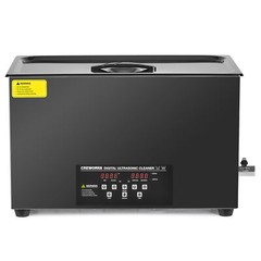 CREWORKS 30L Digital Ultrasonic Cleaner with Degas & Gentle Mode 1200W Heater
