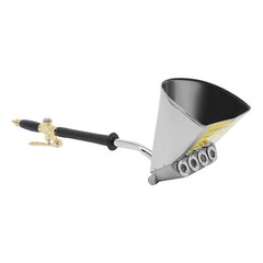 Cement Mortar Sprayer 4 Jets Stucco Sprayer Mortar Spray Gun Hopper Wall Paint
