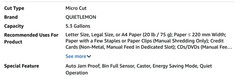 QUIETLEMON 150 Sheet Heavy Duty Paper Shredder, 5.3 Gallon Bin with Wheels