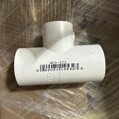 Lot of 10 DURA PVC Tee 1/2” Sch 40 Slip x Slip x Slip White Pipe Fittings NEW