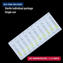 Disposable Luer Lock Needle 30Ga 5/16 Inch 8mm 100Pack(30Ga-5/16IN)