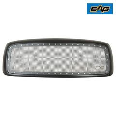 Rivet Studded Black Stainless Steel Wire Mesh Grille 02-05 Ram 1500/2500/3500