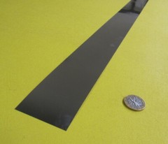 301 Stainless Steel Sheet Shim, .006″ (+/-.0004″) x 2.0″ x 5 Foot Length