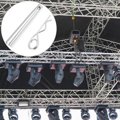 Conical Coupler Pins with R Clip for Stage Lights Truss 30 Sets Carbon Steel