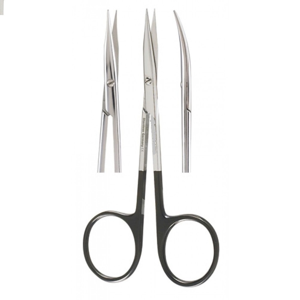 STEVENS Tenotomy Scissors, 4.1/2″, Curved Supercut Blades, Serrated, Premium