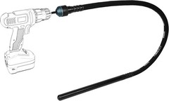 TEMCo Drill-Powered Concrete Vibrator – 5-Foot Length for Effective Vibration