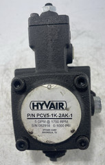 New Hyvair Vane Pump PCV5-1K-2AK-1 0.66 Cu. In. Displ. CW Rotation Fast Shipping
