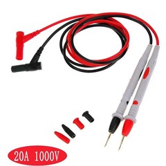 Multimeter Hard Point Test Leads Set 1000V 20A Meter Probes