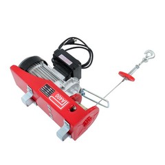 Electric Hoist 880lbs Crane Winch with Wireless Remote Control 850W 110V