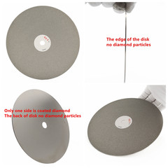 8″ Diamond Grinding Wheel Grinder Blades Flat Lap Polishing for Metal Jewel Rock