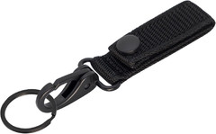 Heavy Duty Belt Keeper Clip Key Holder with Nylon MOLLE Strap & Metal Snap & Key