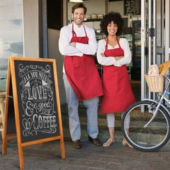 Magnetic A-Frame Chalkboard Message Sign Board Extra Large 44″x22″ Free Standing