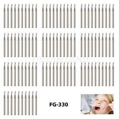 Dental Carbide Burs Tungsten Steel Bur FG # 330 Pear for High Speed Handpiece