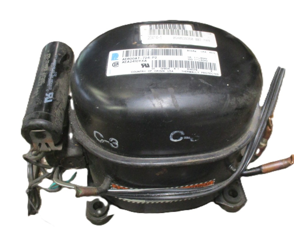 Tecumseh Compressor AE600AT-724-P2– AE2410YXA–1/4 HP-USA-115V