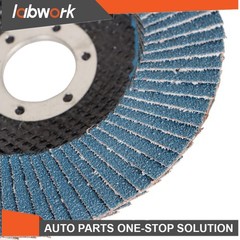Labwork Premium Zirconia Flap Disc Sanding Grinding 100 Pcs 4.5”x7/8” 80 Grit