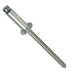 Pop Rivets 1/8″ x 5/16″ Aluminum Body Steel Mandrel Dome Head Blind Qty 10