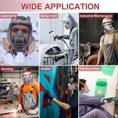 10Pairs 6001cn Organic Vapor Respirator Filter Cartridge For 6800 6200 Gas mask