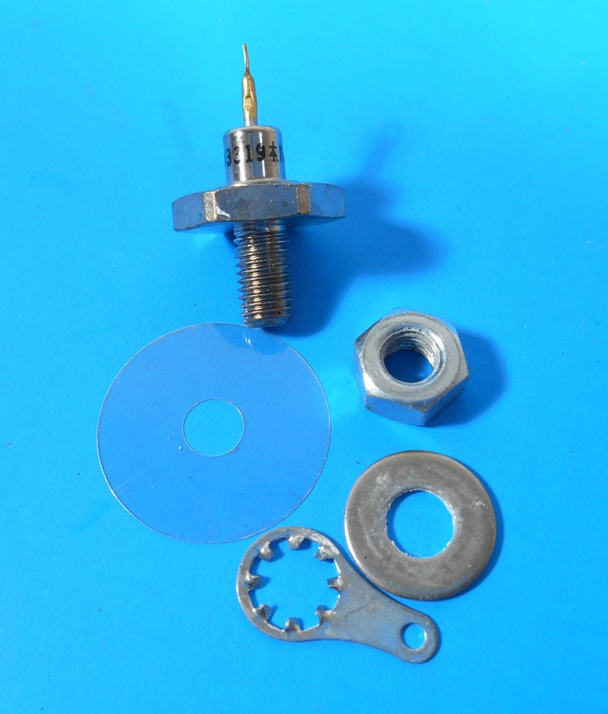 NJS 1N3319 20V 50W Zener Diode W/Hardware USA Made