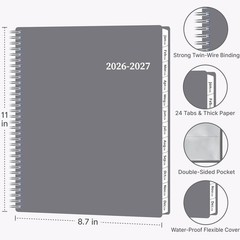 2026 Planner-2 Year Monthly Planner 2026-2027, JAN.2026 – DEC.2027, 8.5″ X 11″,