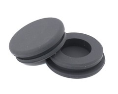 1 1/8″ Hole Size Solid Rubber Grommet without Center Hole, Fits 1/8″ Materials